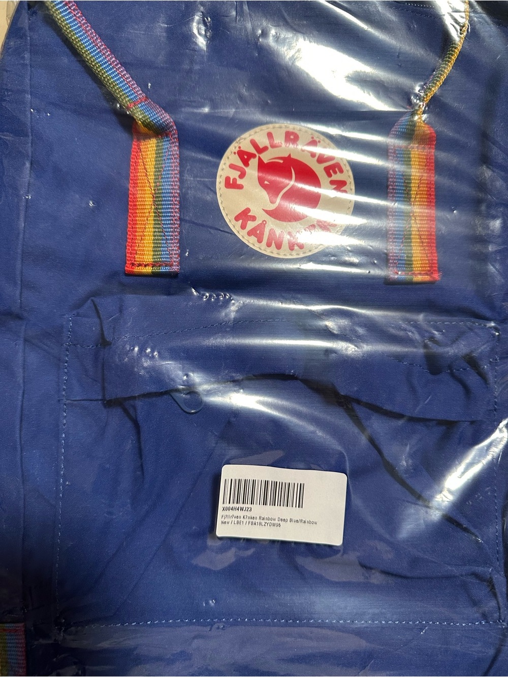 Fjallraven Kanken Rainbow Deep Blue/Rainbow Pattern Backpackp